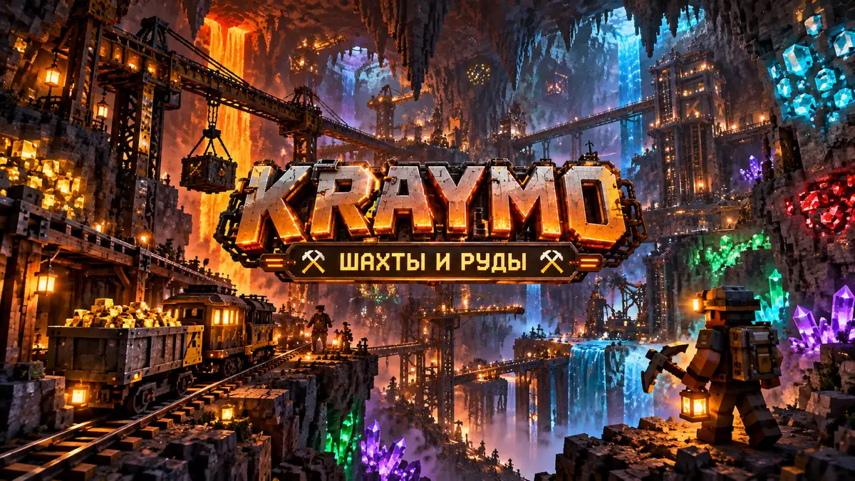 KRAYMO Minecraft IndustrialCraft 2 Classic — Rūdų gavyba ir apdorojimas