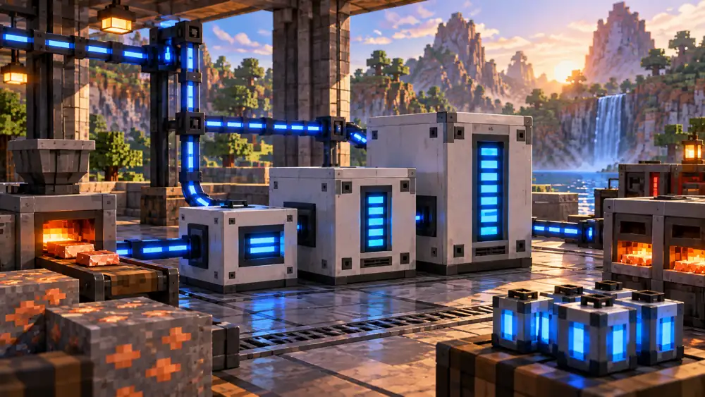 KRAYMO Minecraft IndustrialCraft 2 Classic — BatBox energijos kaupikliai